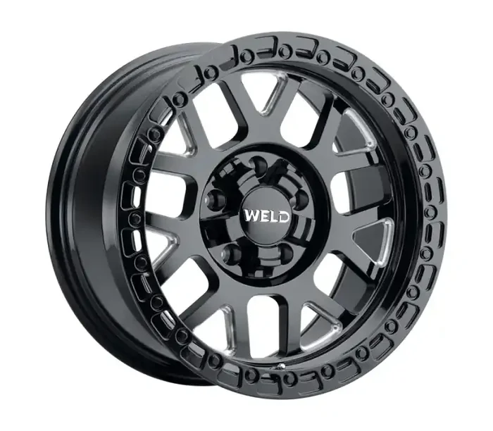 Weld Off-Road W105 17X10 Cinch 6X135 6X139.7 ET-25 BS4.50 Satin Black MIL / Gloss Black 106.1 W10570098450