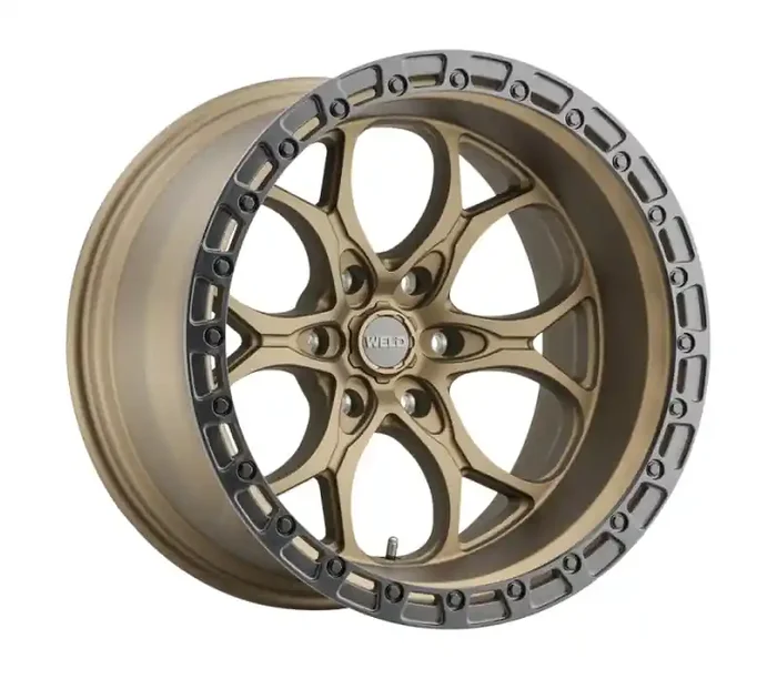 Weld Off-Road W106 20X12 Ledge 6X139.7 ET-44 BS4.75 Satin Bronze / Black Ring 106.1 W10602084475