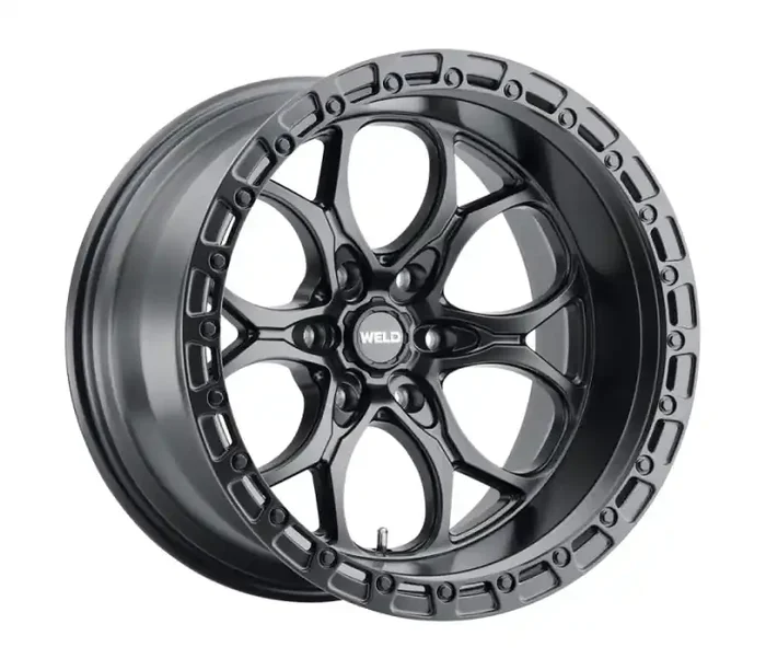 Weld Off-Road W108 20X10 Ledge 6X135 ET-18 BS4.75 Satin Black / Black Ring 87.1 W10800089475