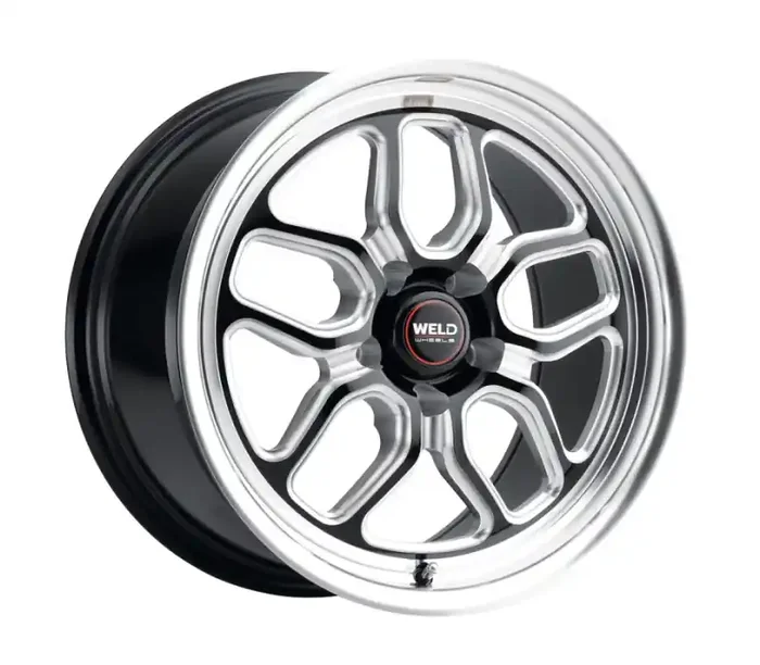 Weld Racing 17×10 Laguna Drag Wheel 5×127 ET38 BS7.00 Gloss BLK MIL DIA 71.5 S15270075P38