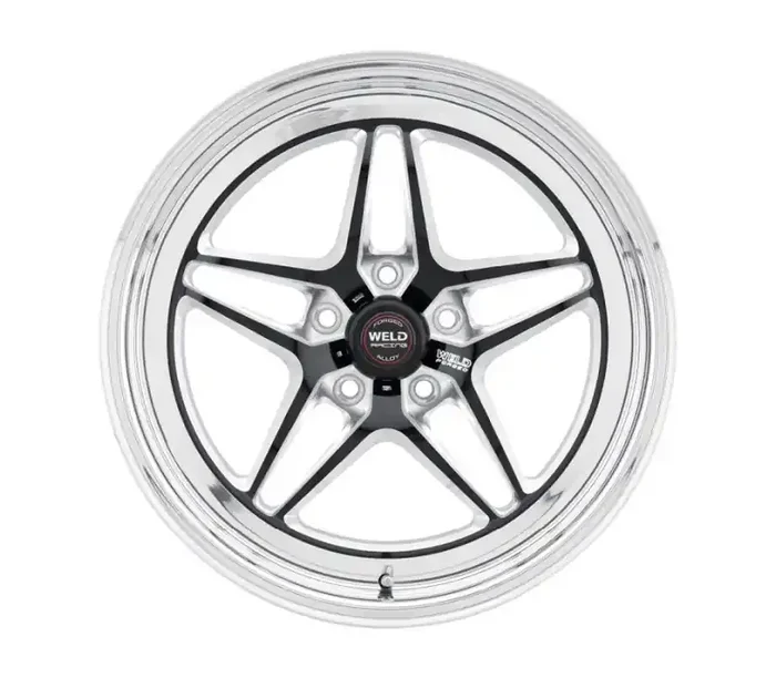 Weld S81 17×5 / 5×4.75 BP / 2.2in. BS (-21mm Offset) Black Wheel (High Pad) 81HB7050B22A