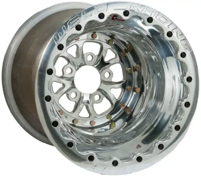 Weld V-Series 16×16 / 5×5 BP / 5in. BS Polished Wheel – Polished Double Beadlock 84P-616420UP