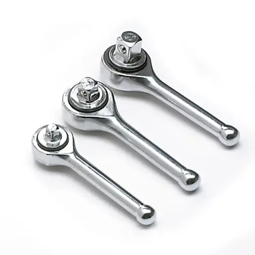 Wisdom 3-Piece Stubby Ratchet Set – 1/4″, 3/8″ & 1/2″