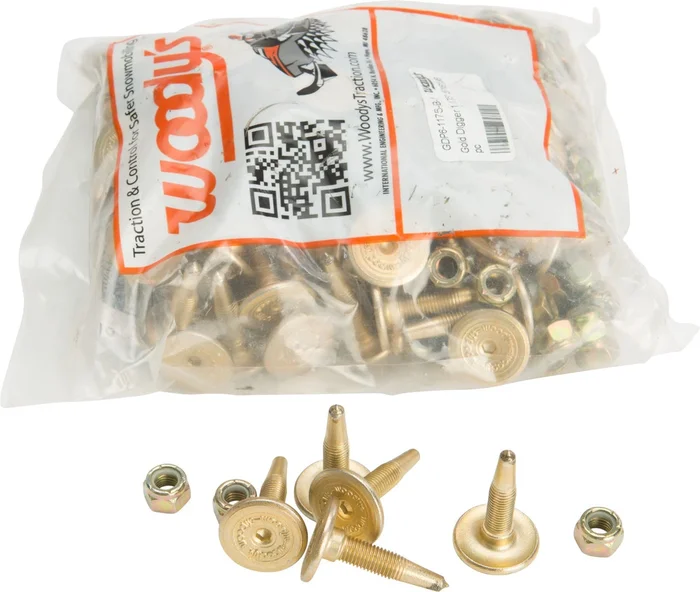 WOODYS GOLD DIGGER CARBIDE TRACTION MASTER STUD 1.175″ 96/PK