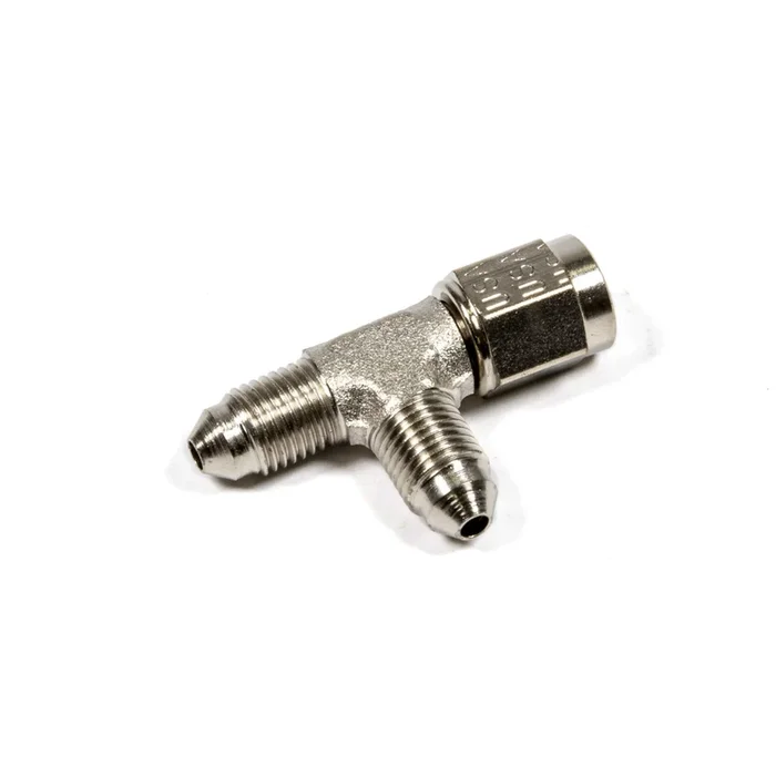 XRP Adapter Tee Fitting 3 AN Female Swivel x 3 AN Male x 3 AN Male Steel Natural – Each