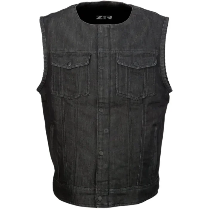 Z1R Ganja Denim Men‘s Cruiser Vests