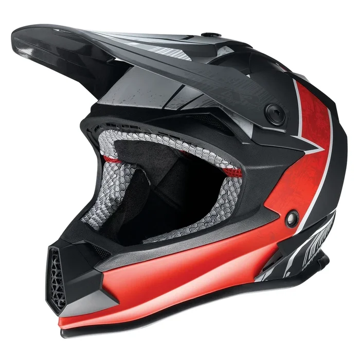 Z1R Youth F.I. Helmet – Fractal – MIPS® – Matte Black/Red – Large 0111-1519
