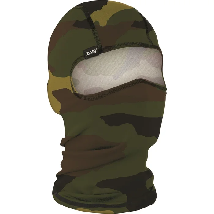 Zan Balaclava Polyester Woodland Camo [MPN: WBP118]