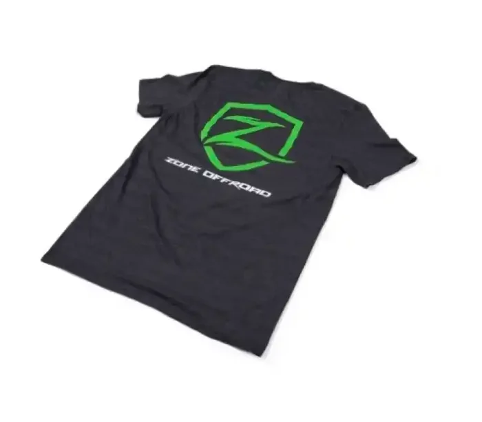 Zone Offroad Charcoal Gray Premium Cotton T-Shirt w/ Logos – 5XL ZONU91615XL